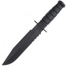 KA-BAR Fighter Black-Serrated