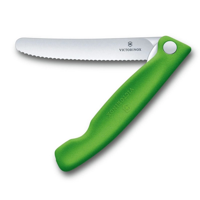 Victorinox Katlanabilir Mutfak Bıçağı (Yeşil) (VT 6.7836.F4B)