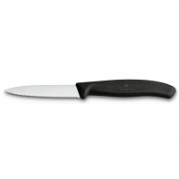 Victorinox 8 cm Tırtıklı Mutfak Bıçağı (8 cm) (Siyah) (VT 6.7633)
