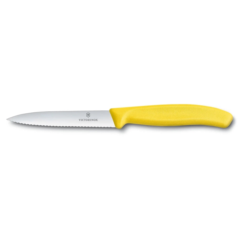 Victorinox 10 cm Tırtıklı Mutfak Bıçağı (Sarı) (VT 6.7736.L8)