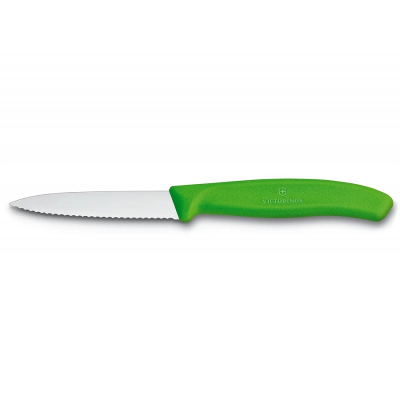 Victorinox 8 cm Tırtıklı Mutfak Bıçağı (8 cm) (Yeşil) (VT 6.7636.L114)