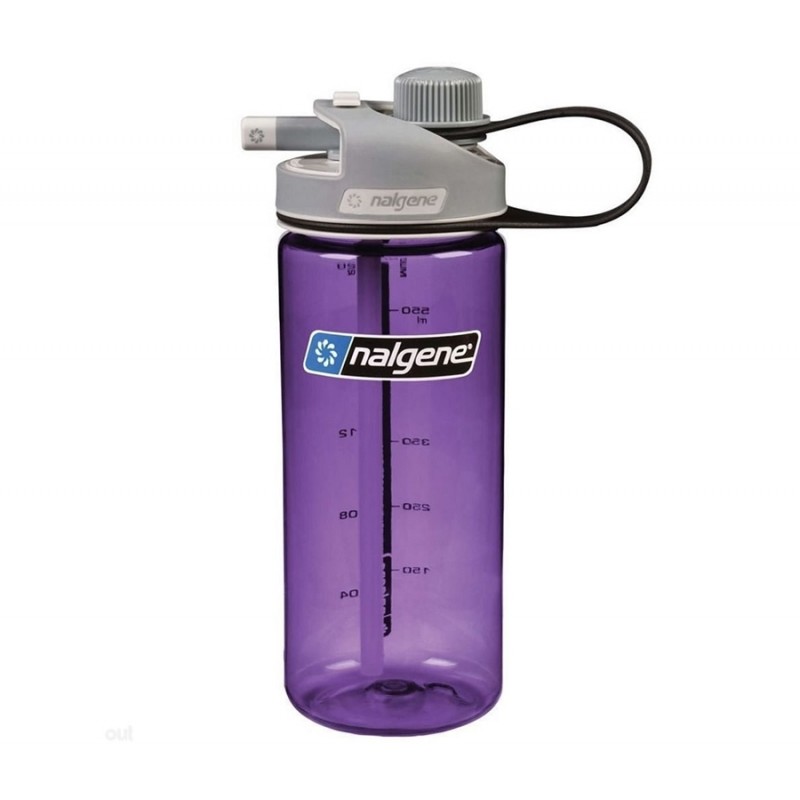Nalgene 0.6 LT Multi Drink Purple-Gray Cap Suluk 