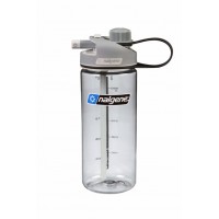 Nalgene 0.6 LT Multi Drink Clear-Gray Cap Suluk 