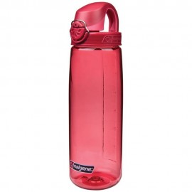 Nalgene 0.7 LT (Tritan) On The Fly Lock-Top Petal with Red Tonal Cap
