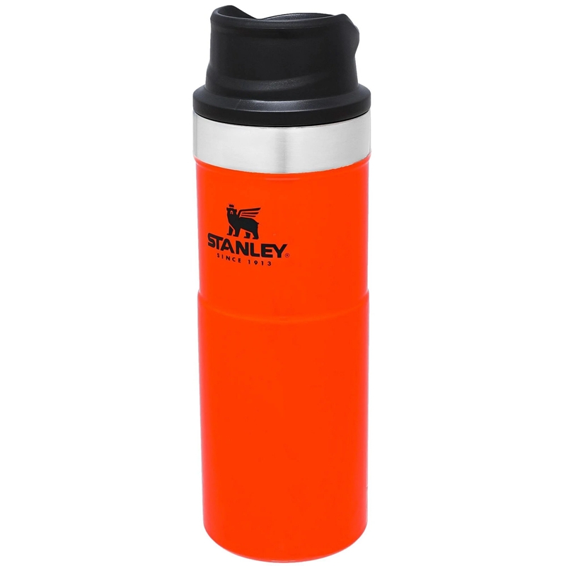 Stanley Classic The Trigger-Action Travel Mug 0.47 LT (Blaze Orange)