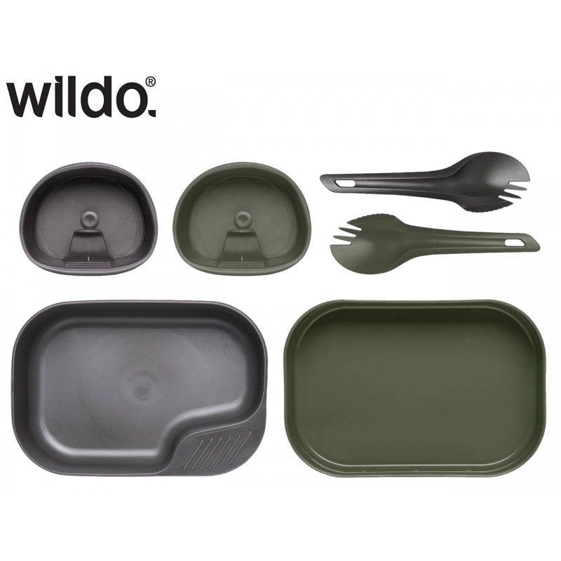 Wildo The Original Camp-A-Box Duo Light Yemek Seti (Olive)