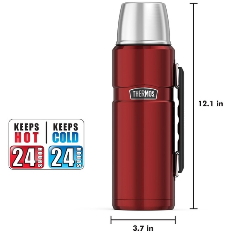 Thermos SK2010 Stainless King Large 1.2 LT (Cranberry) 