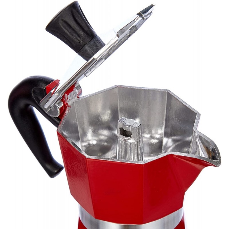 Bialetti Moka Pot Express 1 Cup (Kırmızı)