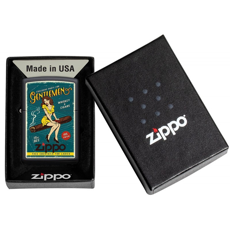 Zippo Cigar Girl Design 