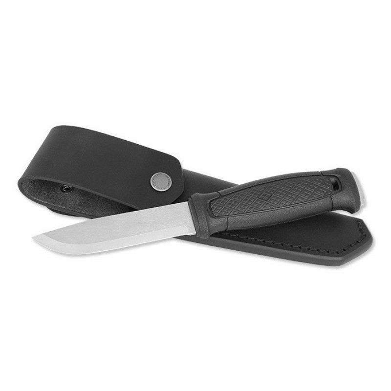 Morakniv Garberg with Leather Sheath (S) (Stainless)